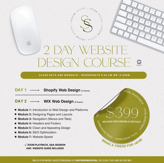 2 day Website Course